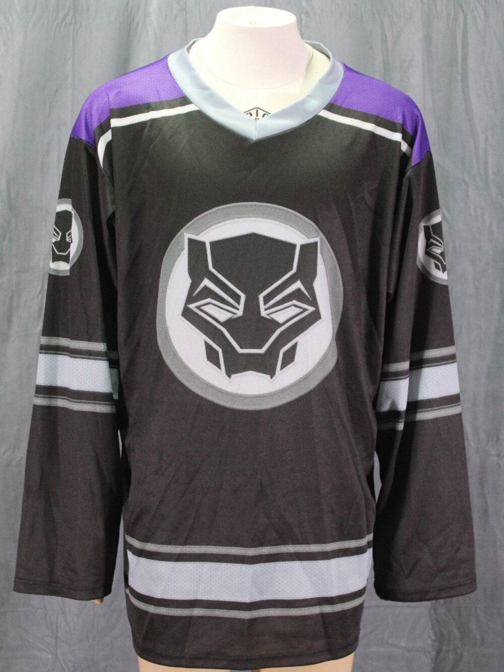 Black Panter Jersey - Hockey Jersey Sublimated Graphics - Men's 2XL
